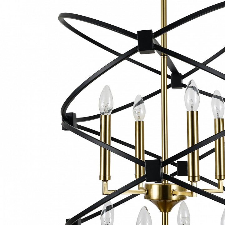 Люстра на штанге indigo trionfo 10020/8r black