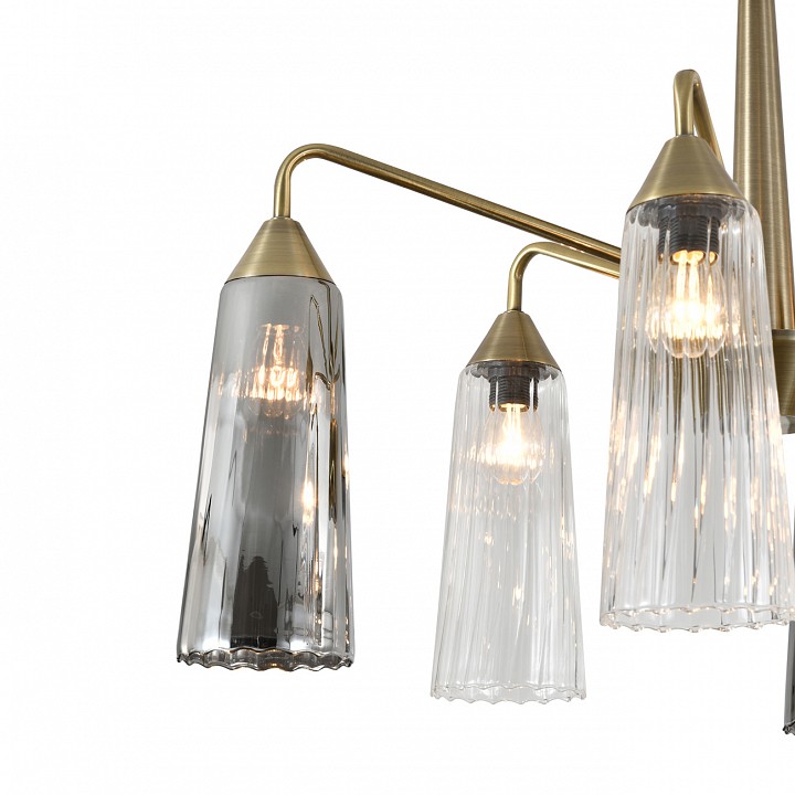 Люстра на штанге indigo campana 13028/6r brass