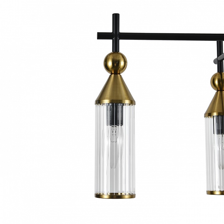 Люстра на штанге indigo torazzo 13037/5r black