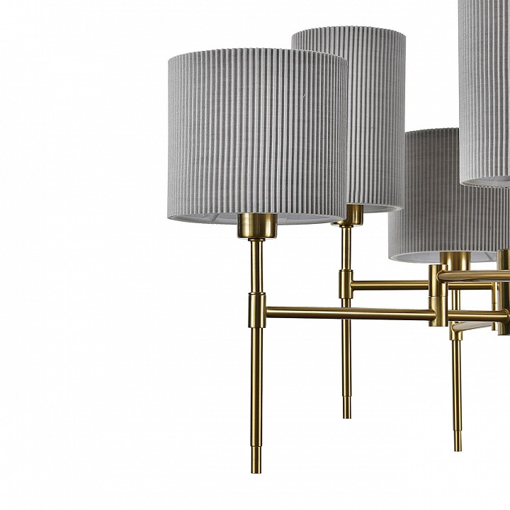 Люстра на штанге indigo plisse 13033/6r brass
