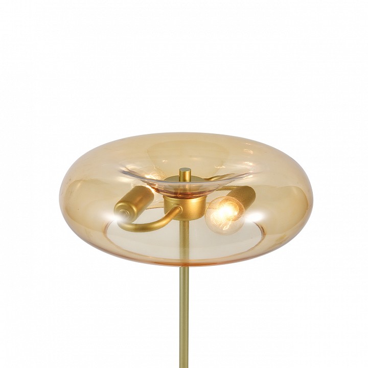 Настольная лампа декоративная indigo leggero 11062/2t amber