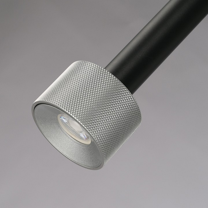 Подвесной светильник iledex technical delta 2362-1 bk+sl