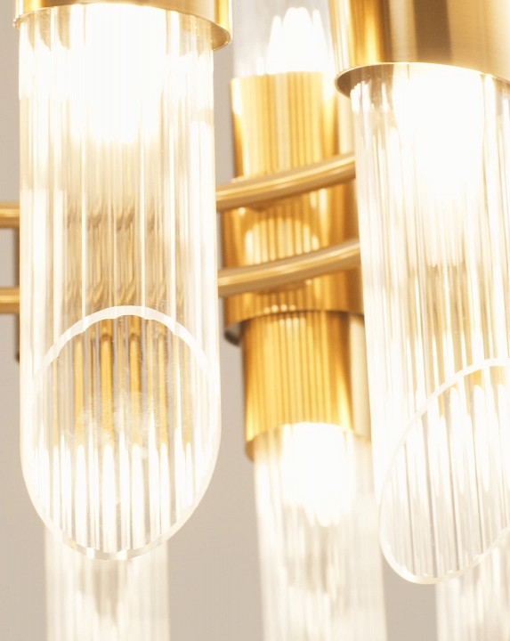 Подвесная люстра moderli strict v10270-32p base+v10270-32p glass