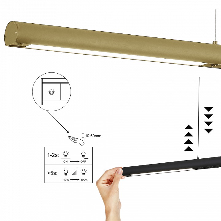Подвесной светильник mantra lineal 9035