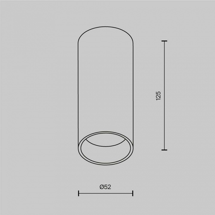 Накладной светильник maytoni technical focus led c056cl-l12w3k-w-pt