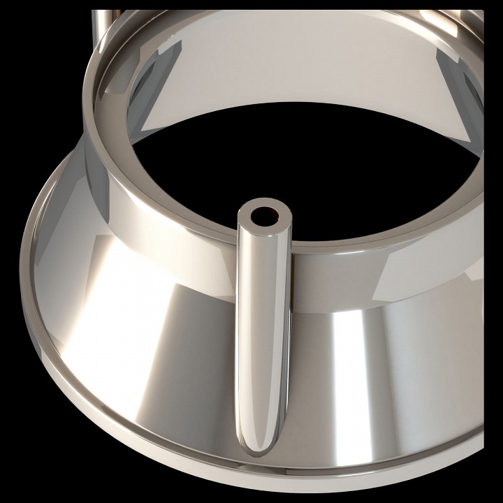 Рамка на 1 светильник maytoni technical alfa led c064-01ch