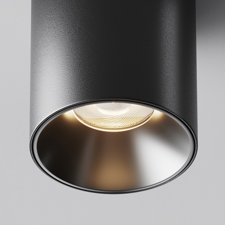 Накладной светильник maytoni technical alfa led c064cl-12w3k-rd-b