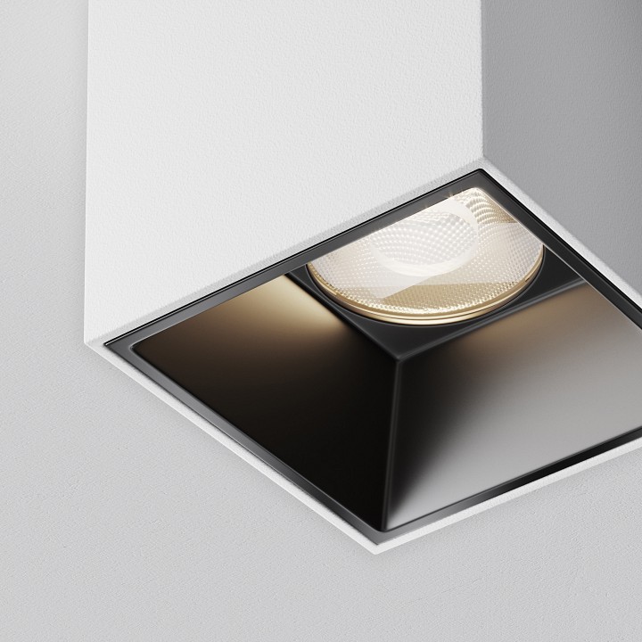 Накладной светильник maytoni technical alfa led c064cl-5w4k-sq-wb