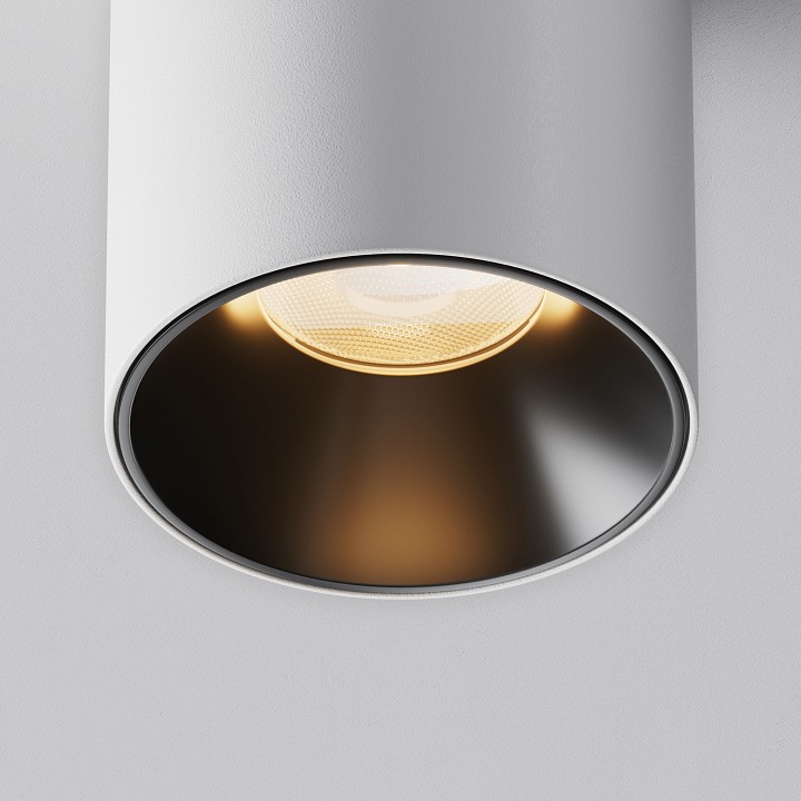 Накладной светильник maytoni technical alfa led c064cl-8w2.7k-rd-wb