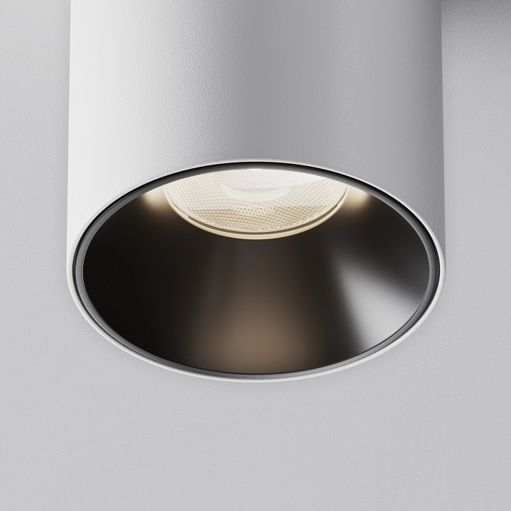 Накладной светильник maytoni technical alfa led c064cl-8w4k-rd-wb