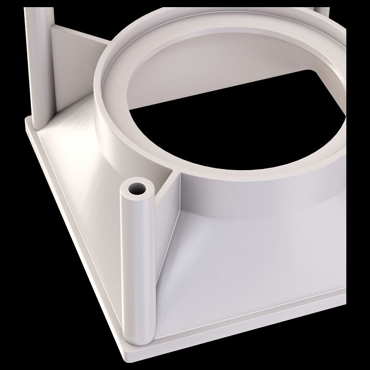 Рамка на 1 светильник maytoni technical alfa led c065-01w