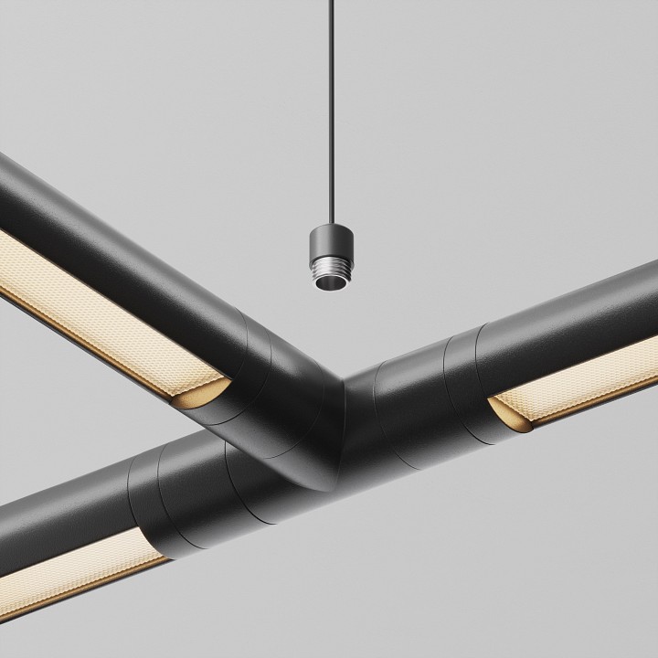 Токопровод концевой maytoni technical  ca029sw-l1000-b