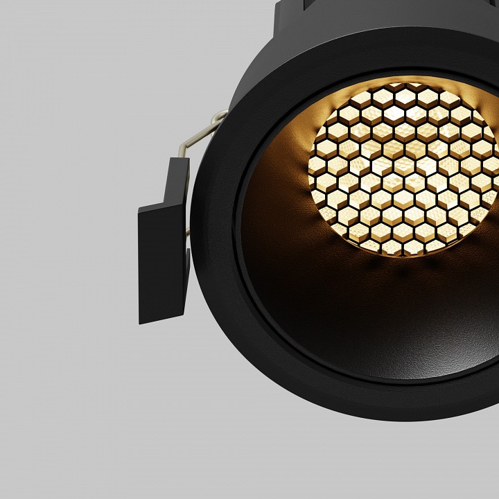 Встраиваемый светильник maytoni technical dip dl115-10w-2.7k-b