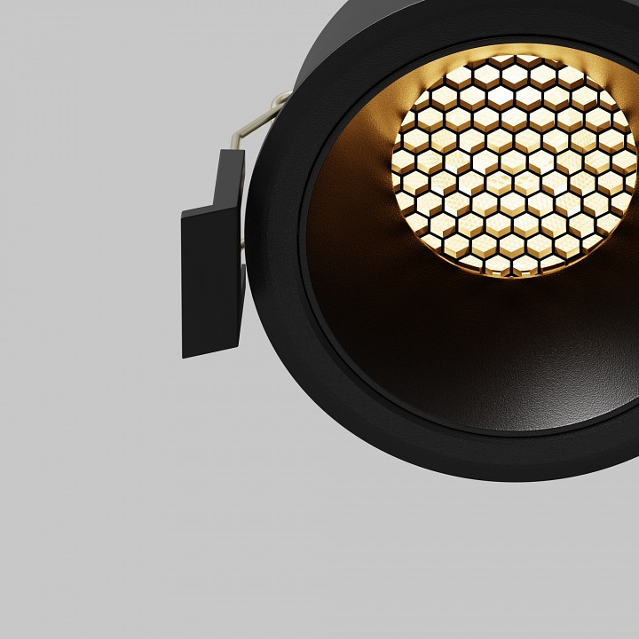 Встраиваемый светильник maytoni technical  dl115-10w-3k-b