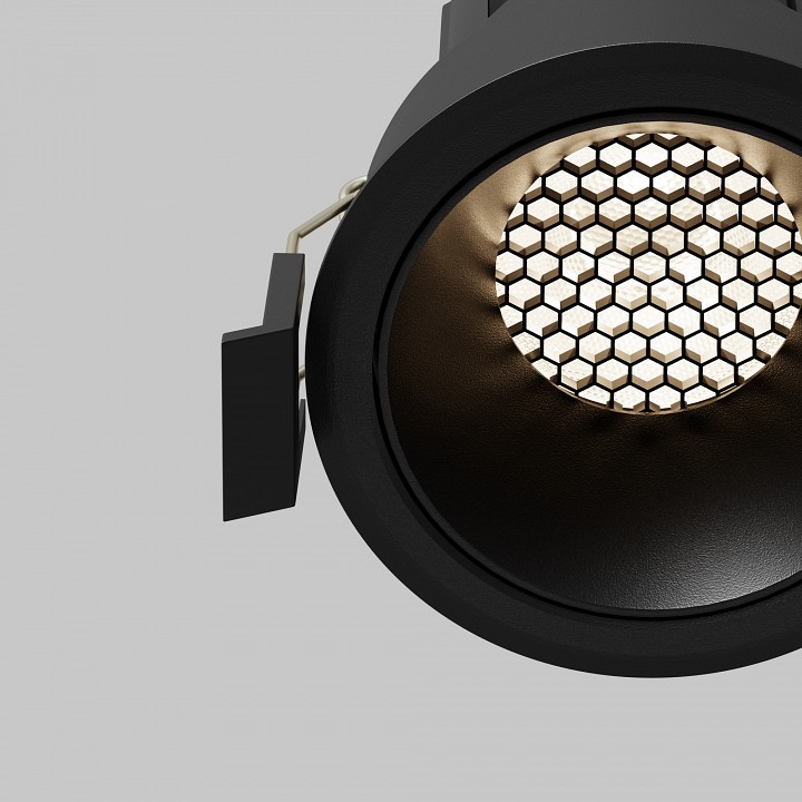 Встраиваемый светильник maytoni technical dip dl115-10w-4k-b