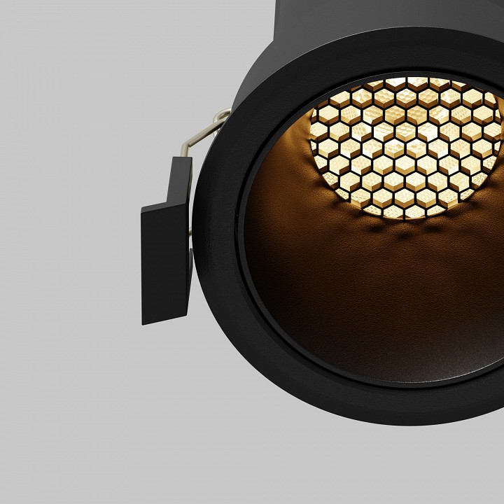 Встраиваемый светильник maytoni technical dip dl116-10w-2.7k-b