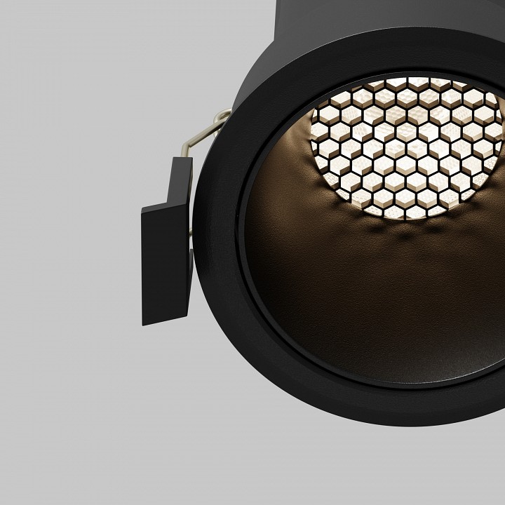 Встраиваемый светильник maytoni technical dip dl116-10w-4k-b