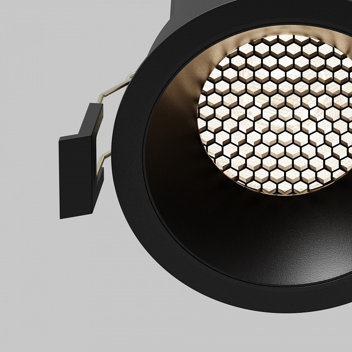 Встраиваемый светильник maytoni technical dip dl117-15w-4k-b