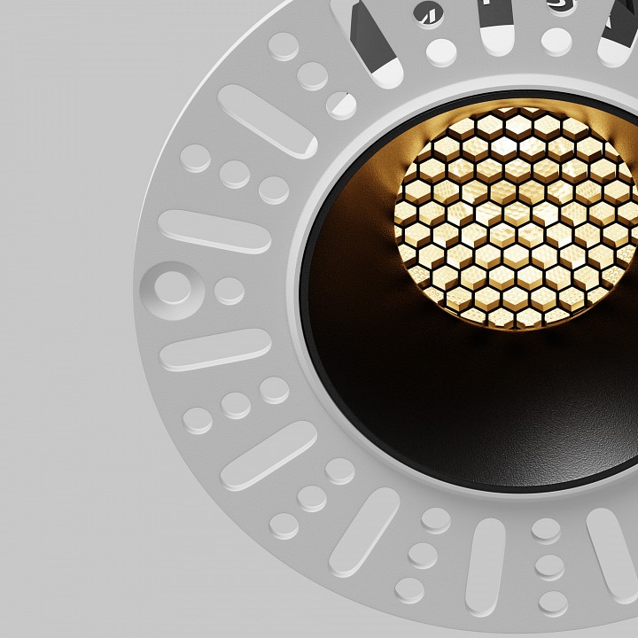 Встраиваемый светильник maytoni technical dip dl119-10w-2.7k-trs-b