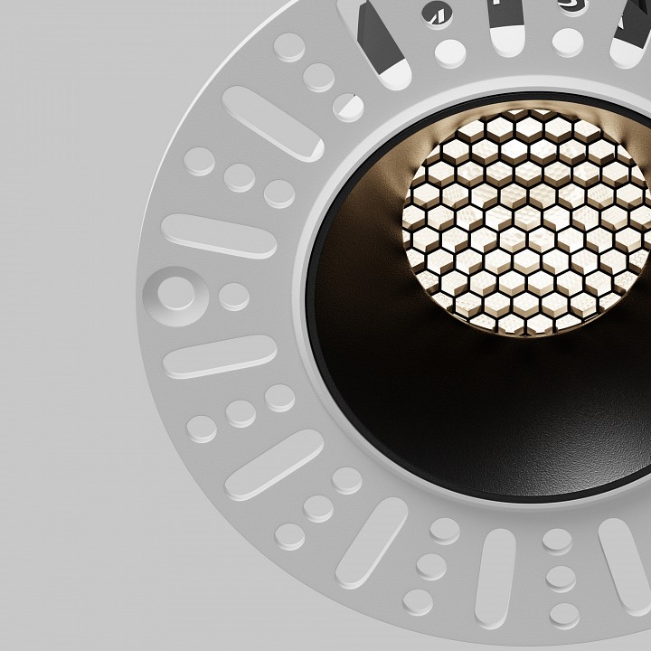 Встраиваемый светильник maytoni technical dip dl119-10w-4k-trs-b