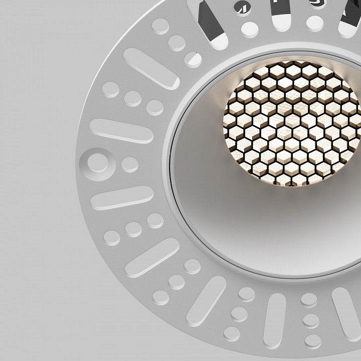 Встраиваемый светильник maytoni technical dip dl119-10w-4k-trs-w