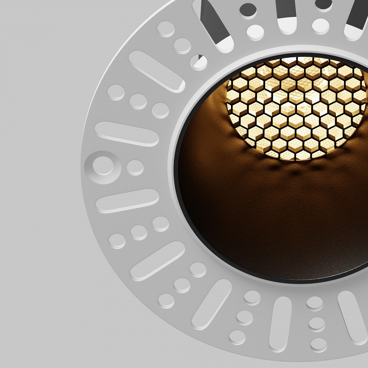 Встраиваемый светильник maytoni technical dip dl120-10w-2.7k-trs-b