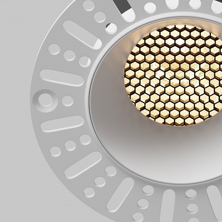 Встраиваемый светильник maytoni technical dip dl121-15w-2.7k-trs-w