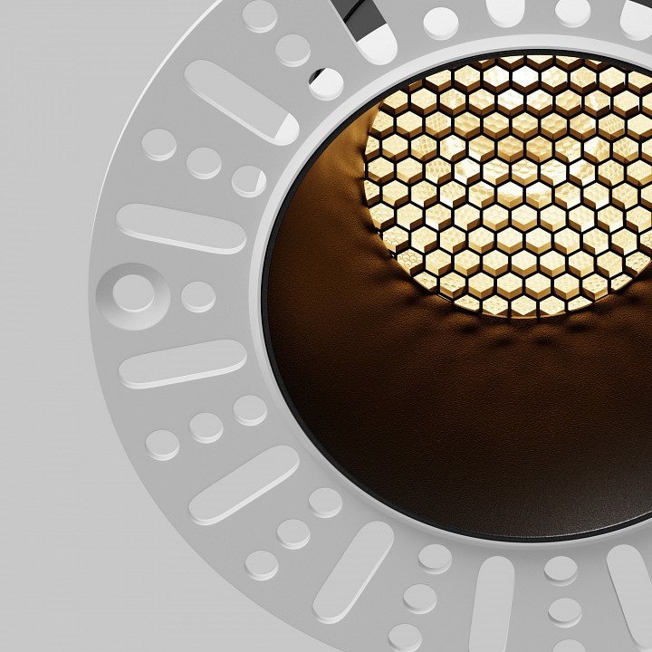 Встраиваемый светильник maytoni technical dip dl122-15w-2.7k-trs-b