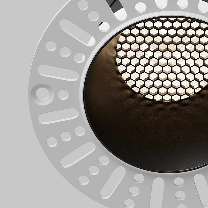 Встраиваемый светильник maytoni technical dip dl122-15w-4k-trs-b