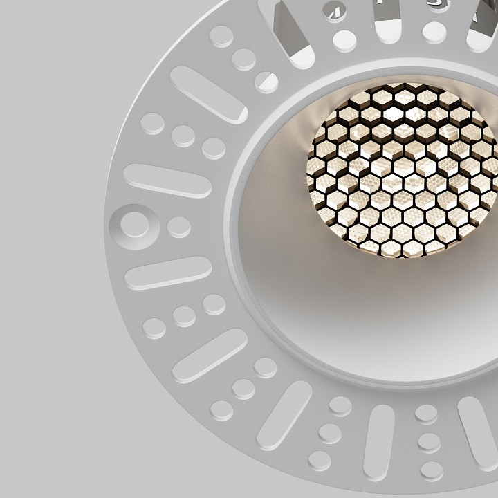 Встраиваемый светильник maytoni technical dip dl124-10w-4k-trs-w