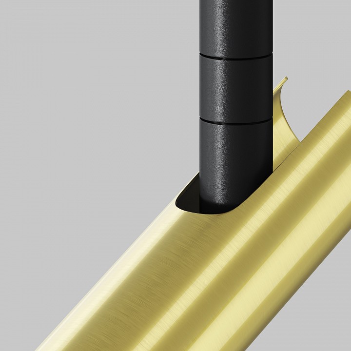 Встраиваемый светильник на штанге maytoni technical focus t p141rs-l125-6w4k-bbs