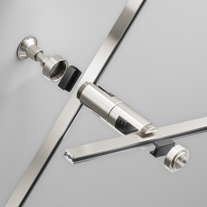 Основание на штанге maytoni technical flarity tra155cw-d1-pt