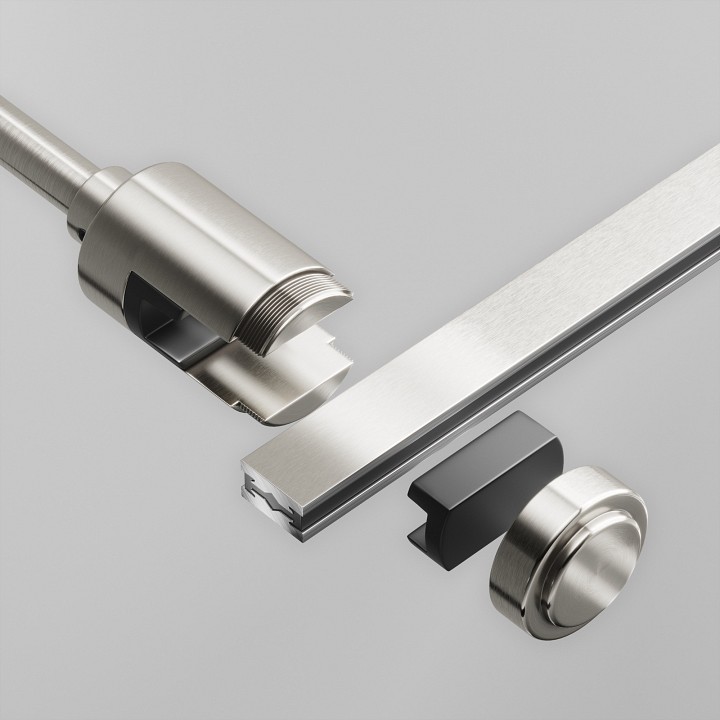 Основание на штанге maytoni technical flarity tra155cw-sl1-pt