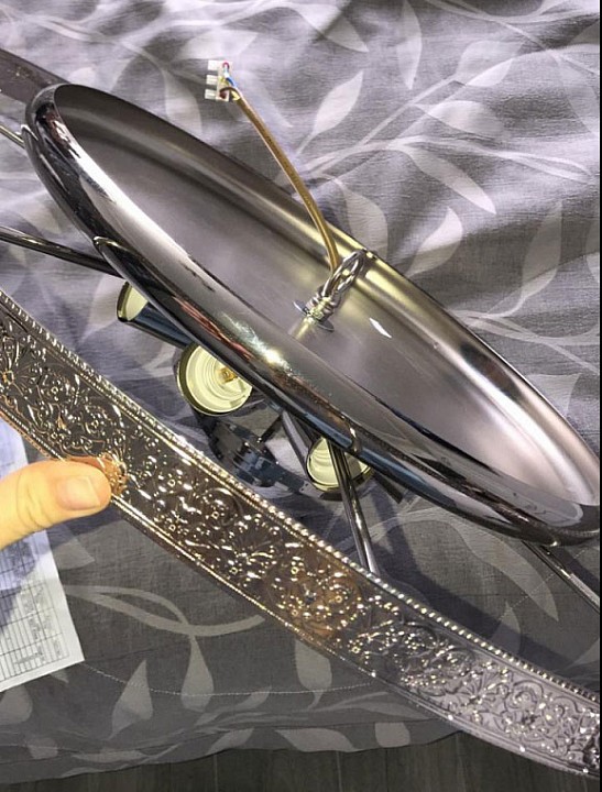 Люстра на штанге arti lampadari santa santa e 1.2.60.600 n