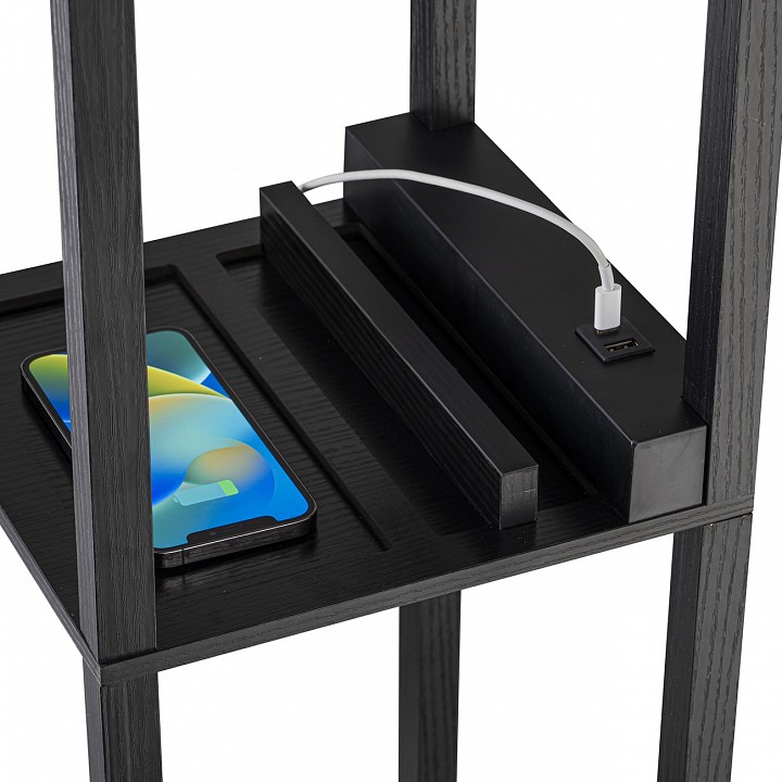 Торшер с полкой escada stable 1104/1