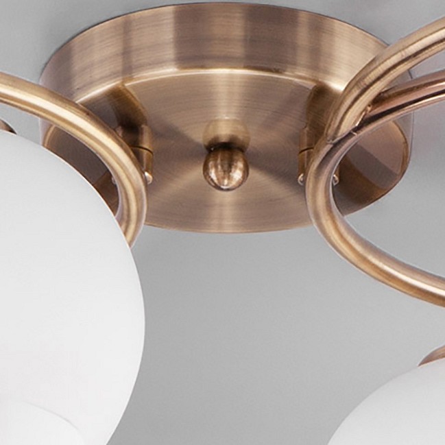 Потолочная люстра eurosvet alba 30144/4 античная бронза