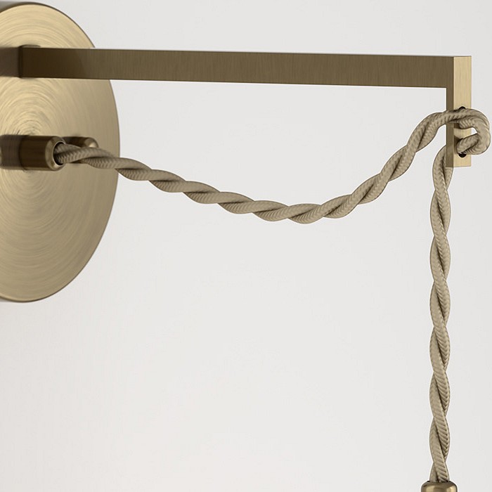 Бра eurosvet tracery 50071/1в античная бронза