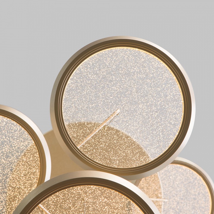 Подвесной светильник eurosvet crespella 90034/6 золото