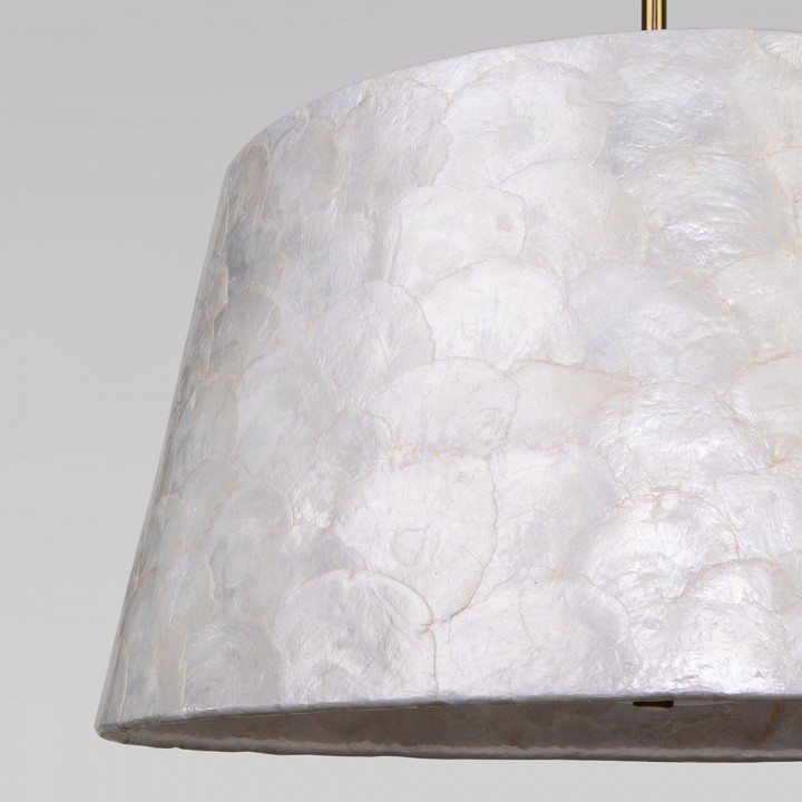 Подвесная люстра eurosvet  101013/5 латунь/перламутр smart