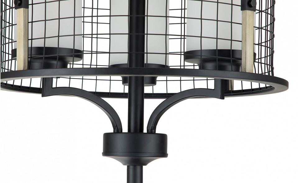 Торшер indigo castello 10014/3f black