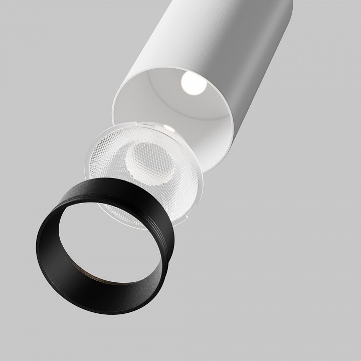 Светильник на штанге maytoni technical focus led c055cl-l12w3k-ss-w