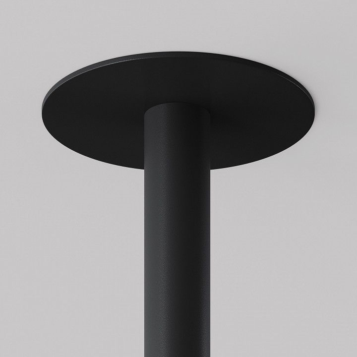 Встраиваемый светильник на штанге maytoni technical focus t p141rs-l125-6w3k-b