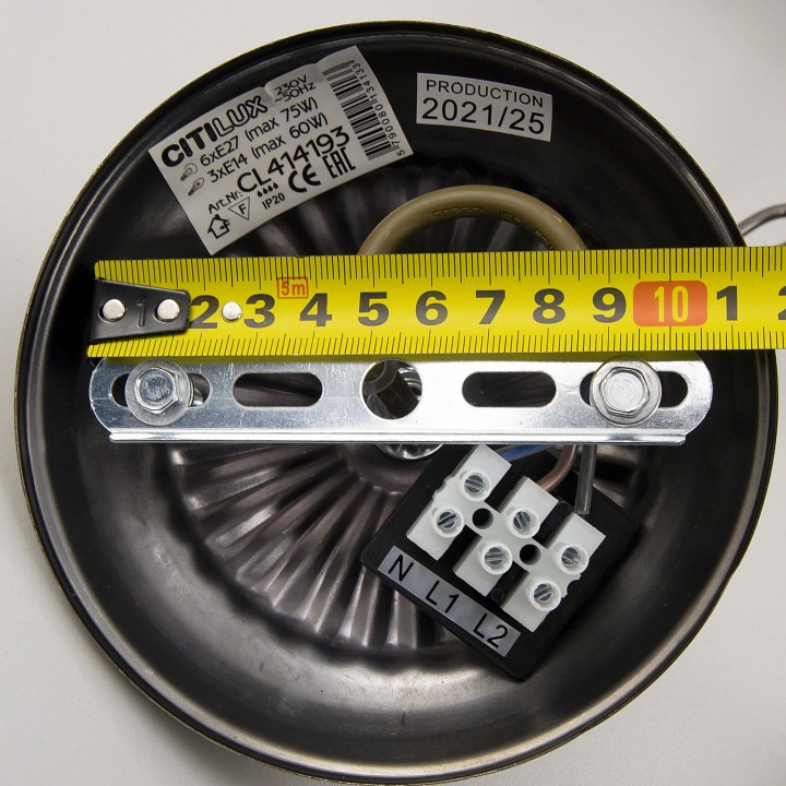 Подвесная люстра citilux севилья cl414193