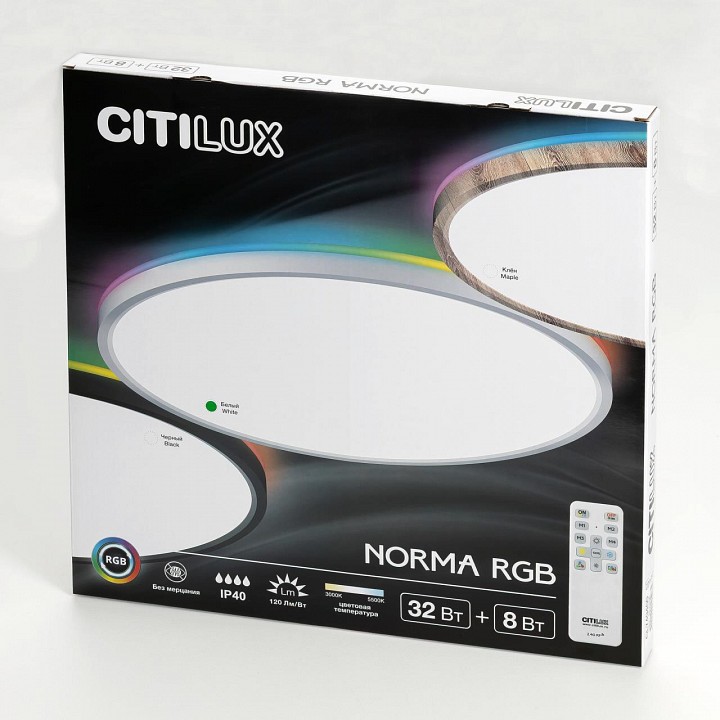 Накладной светильник citilux norma cl749400