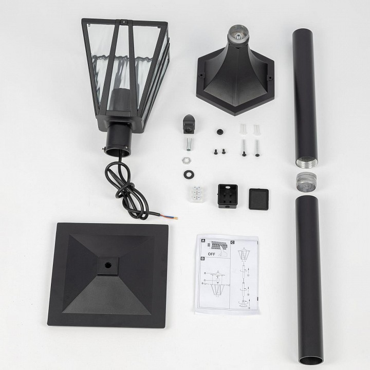 Наземный низкий светильник citilux forts clu09b