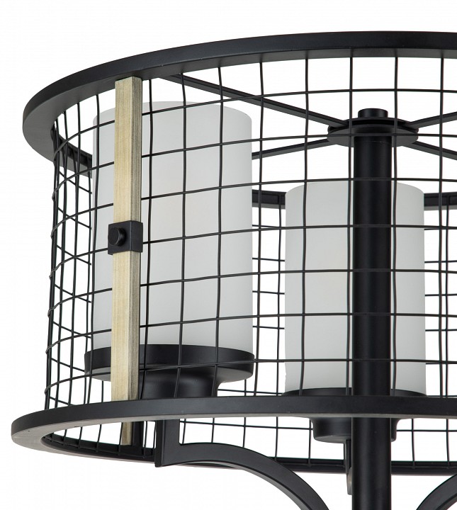 Торшер indigo castello 10014/3f black