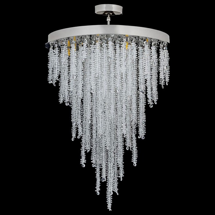 Люстра на штанге arti lampadari flusso nickel flusso h 1.4.45.105 n