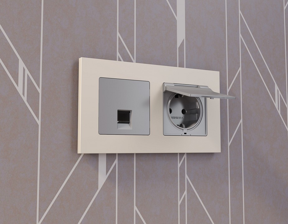 Рамка на 2 поста ambrella volt alfa af250332