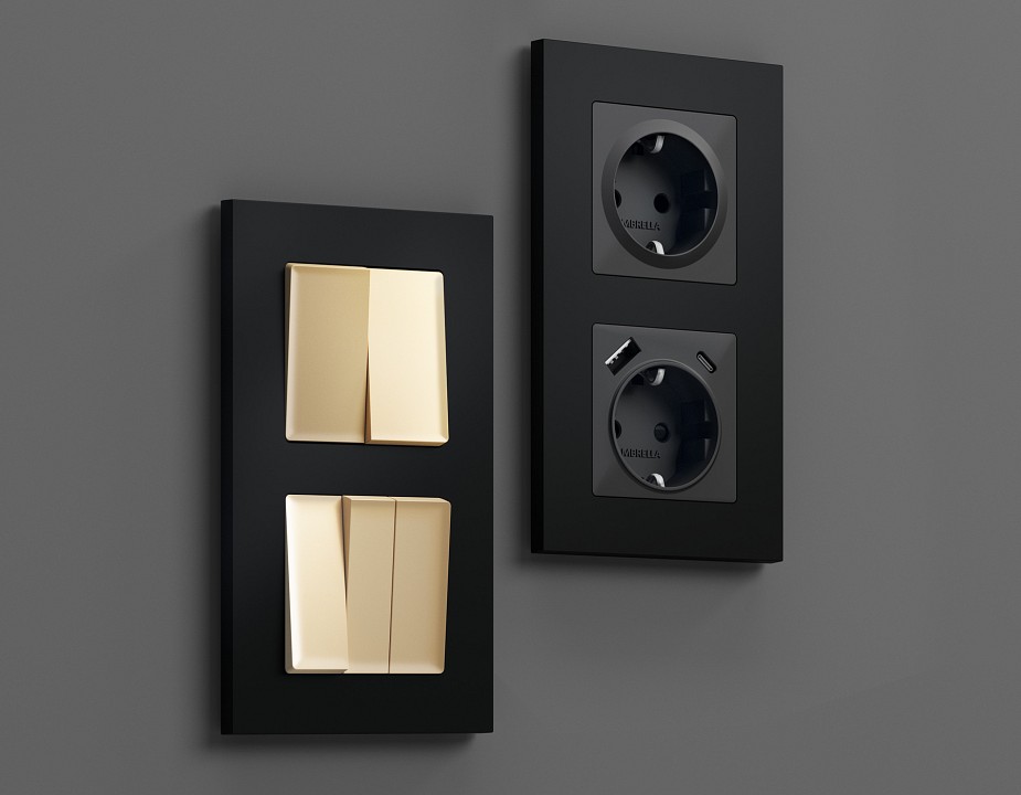 Рамка на 2 поста ambrella volt alfa af250702