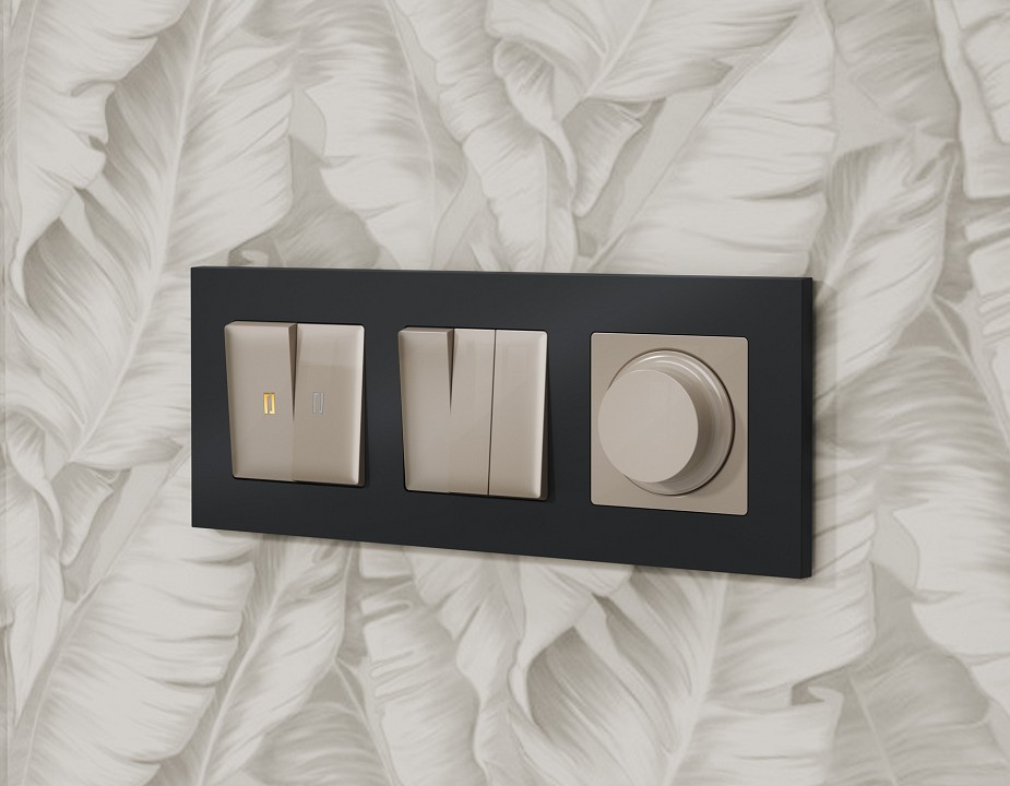 Рамка на 3 поста ambrella volt alfa af250803